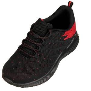 lot 13783 image: $$ CALTO Mens Invisible Height Increasing Elevator Shoes - BlackRed Ultra Lightweight Sporty Sneakers - 2.8 Inches Taller - Q215 - Size 13 D(M) US. Retail $50