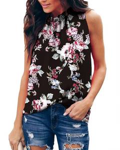 lot 13802 image: Allimy Womens Summer Casual Loose Fashion Blouses and Shirts 2022 Floral Tank Tops Large