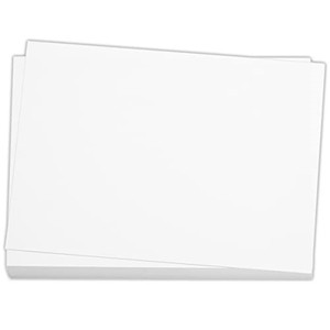 lot 13814 image: 100 Pieces 5 x 7 White Cardstock, Heavyweight Cardstock Sheets Blank Invitation Paper Greeting Cards Printable, 74lb Cover 200 GSMWhite