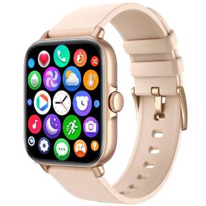 lot 13816 image: Smart Watch (AnswerMake Call), 1.7 Smartwatch Fitness Tracker for Android and iOS Phones with Heart Rate Sleep Tracking, 28 Sport Modes, Blood Oxygen, Ai Voice Control,Fitness Watch for Women Men