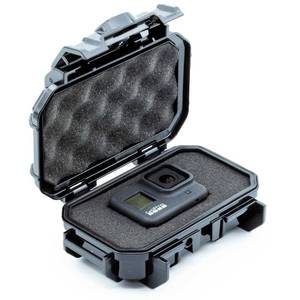 lot 13820 image: 52 Dry Box Protective Case with Pick & Pluck Foam - Travel Safe  Mil Spec  Waterproof  USA Made - for Pistols, Cameras, Phones, Camping, Fishing, Hiking, Traveling, Water Sports, Knives (Black)