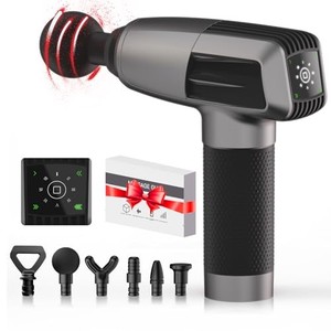 lot 13845 image: Wutsar Massage Gun Deep Tissue - Mothers Day Gifts for Mom from Daughter,Portable Super Quiet Electric Percussion Muscle Massager,Gifts for Women Men Her Him Mom Dad(Gray)