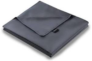 lot 13853 image: ZonLi Duvet Cover for Weighted Blanket (Grey, 60 x 80), Breathable Soft Duvet Cover Queen Size Removable Cooling Comforter Cover for All Season