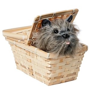 lot 13901 image: Rubies Wizard of Oz Dorothys Toto In A Basket Costume Accessory, 10 x 7 x 5 inches