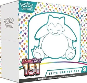lot 13905 image: Pokemon TCG Scarlet & Violet 3.5 Pokemon 151 Elite Trainer