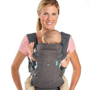 lot 13931 image: Infantino Flip Advanced 4-in-1 Carrier - Ergonomic, convertible, face-in and face-out front and back carry for newborns and older babies 8-32 lbs