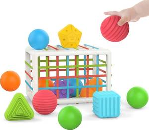 lot 13942 image: MINGKIDS Acrylonitrile Butadiene Styrene Baby Toys 12-18 Months,Baby Sensory Fine Motor Skills Developmental Toy