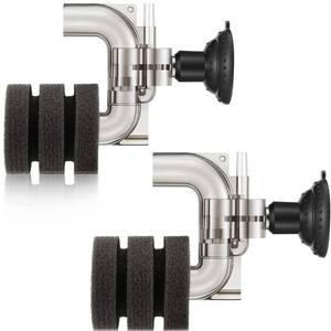 lot 13947 image: Riakrum 2 Pieces Mini Aquarium Single Sponge Filter Submersible Foam Filter Quiet Fish Tank Filter for Small Fish Tank 0.5-5 Gallon Fixed Freshwater Salt Water