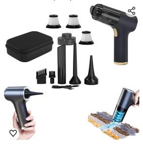 lot 13990 image: $$ Super Vakum Cleaner for Car, Supervakum - Portable Vacuum Cleaner, Handheld Vacuum Cleaner, Advanced Car Vacuum Cleaner with Strong Suction, Home Car Multi-Purpose Vacuum Cleaner (Set C). Retail $65