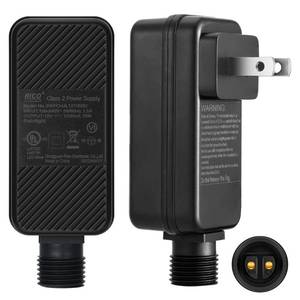 lot 14039 image: 2 Pieces Class 2 Power Supply LED Transformer Replacement Outdoor Low Voltage Power Adapter for Christmas Rope Light Inflatable Decorations LED Power Supply (12V12W 1A)