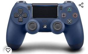 lot 14070 image: $$ DualShock 4 Wireless Controller for PlayStation 4 - Midnight Blue. Retail $65