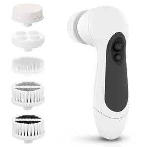 lot 14088 image: Waterproof Facial Cleansing Spin Brush Set with 5 Exfoliating Brush Heads - Electric Face Scrubber Cleanser Brush by CLSEVXY - Face Brush for Gentle Exfoliation and Deep Scrubbing