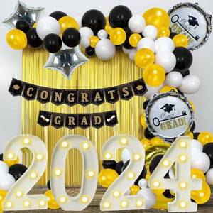 lot 14092 image: 2024 Light up Marquee Numbers for Party Decor, Class of 2024 Graduation Sign Decorations Night LED Lights Battery Operated Valentines Day Birthday Christmas New Year Home Bar Decor