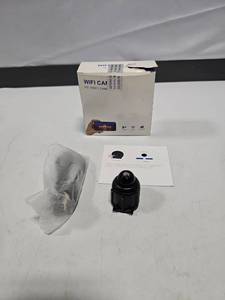 lot 14095 image: Home Security Camera Mini WiFi Camera Wireless Motion Detection Security Camera with 140 Degree Lens, Intelligent Security, and Mini Size