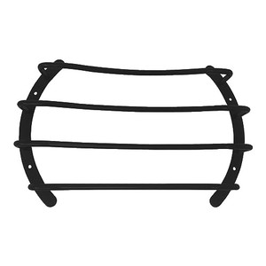 lot 14118 image: Bbox USA Engineered Heavy-Duty Steel Black Bar Grill with Matte Black and Chrome Finish, Ideal for 12-inch Woofers with 1.625 Clearance, Fully Welded and Easy to Install with Screws Included