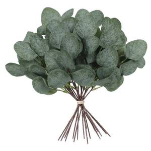 lot 14149 image: TENDER EPOCH 20 Pcs Eucalyptus Leaves Stems Bulk Artificial Greenery Stems Faux Silver Dollar Eucalyptus Leaves Branches for Vase Bouquets Floral Arrangement Wreath Wedding Greenery Decoration