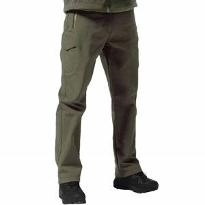 lot 14162 image: FREE SOLDIER Mens Outdoor Softshell Fleece Lined Cargo Pants Snow Ski Hiking Pants with Belt (Army Green 36W x 34L)