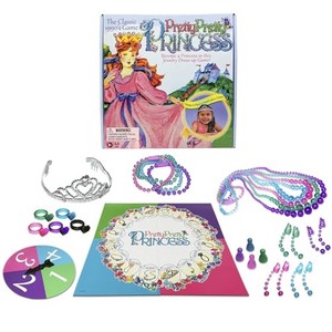 lot 14164 image: Pretty, Pretty, Princess with 1990s Artwork by Winning Moves Games USA, a Delightful Jewelry Dress-Up Game for 2-4 Players, Ages 5 and Up (1222)