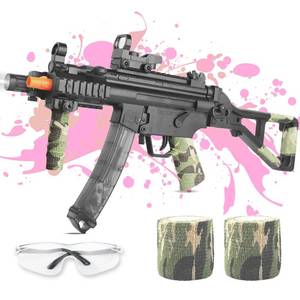 lot 14182 image: Large Gel Ball Blaster with Mag, Automatic and Manual Splatter Blaster, Electric Splat Blaster (Black)