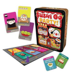 lot 14189 image: Sushi Go Party - The Deluxe Pick & Pass Card Game by Gamewright, Multicolored