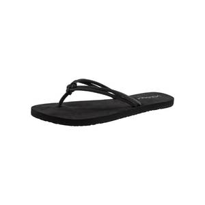 lot 14195 image: Volcom Womens Forever and Ever Flip Flop Sandal, Black Out-New, 8