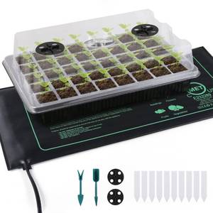 lot 14207 image: Adawook Seed Starter Tray, 40 Cells Seed Starter Kit with for Seed Starting, Germination Tray with Humidity Control Domes