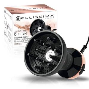 lot 14216 image: Bellissima Italia Diffon DF1 5000 Ceramic - Lightweight Diffuser & Curly Hair Dryer with Argan Oil