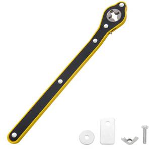 lot 14227 image: Auto Labor-Saving Jack Ratchet Wrench, Universal 360 Degree Swivel Tire Wheel Jack Ratchet Wrench Scissor Jack, Wrench Jack Lift Speed Handle Tool Car Jack Lug Wrench for Travel Motorcycle Car SUV