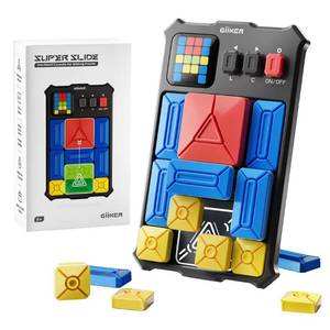 lot 14264 image: GiiKER Super Slide Puzzle Games, Original 500 Challenges Brain Teaser Puzzle, Toys for Kids Teens, Travel Games Birthday Gifts Easter Basket Stuffers for Boys Girls, Activities for Road Trips