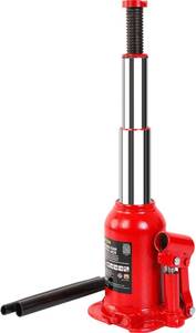 lot 14281 image: BIG RED 8 Ton (16,000 LBs) Torin Double Ram Welded Hydraulic Car Bottle Jack for Auto Repair and House Lift, Red, ATH80802XR