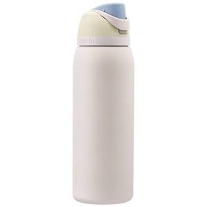 lot 14343 image: Owala FreeSip Insulated Stainless Steel Water Bottle with Straw for Sports and Travel, BPA-Free, 40oz, Iced Breeze