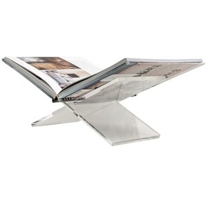 lot 14355 image: Sightline Display - Acrylic Book Stand - 5.5 H x 11 34 W x 38 Thick - Heavy Duty Book Display Stand - Made in The USA Book Holder Stand for Reading, Music Sheet, Recipe, Kids Desk, Large Textbook
