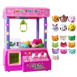 lot 14364 image: Yasola Claw Machine for Kids,Mini Vending Machines, Arcade Candy Claw Game Prizes Grabber Toy for Home,Prize Dispenser Toys for Girls with Lights Sound