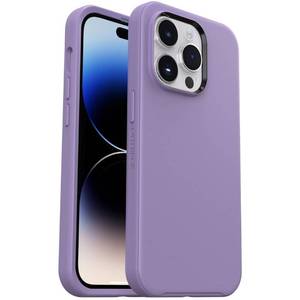 lot 14379 image: OtterBox iPhone 14 Pro (ONLY) Symmetry Series Case - YOU LILAC IT (Purple), ultra-sleek, snaps to MagSafe, raised edges protect camera & screen