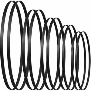 lot 14381 image: 10 Pieces Turntable Belt Different Specifications Machine Recorder Rubber Belt for Repair Replacement Maintenance Most Kinds of Belt-Driven Turntables, 5 Sizes