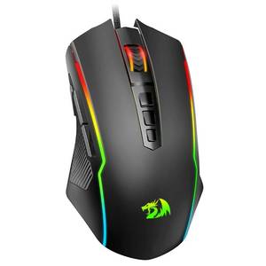 lot 14438 image: Redragon Gaming Mouse, Wired Gaming Mouse with RGB Backlit, 8000 DPI Adjustable, Mouse with 9 Programmable Macro Buttons & Fire Button, Software Supports DIY Keybinds, M910-K