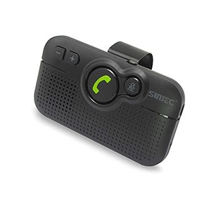 lot 14443 image: SUNITEC Handsfree Bluetooth Car kit for Cell Phone, Wireless Bluetooth Speaker for car, AUTO Power ON Support Siri Google Voice Assistant Hands Free Car Phone Speakerphone with Visor Clip-BC980SA