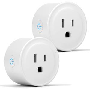 lot 14446 image: ExIoTy Smart Plug EX-1, Simple to Set Up with One Voice Command, Works with Alexa Only, Remote Control, Timer & Schedule & Group Controller, ETL & FCC Certified, Alexa Echo Required (2 Pack)