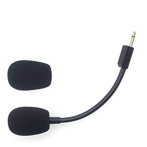 lot 14448 image: Mic Replacement Fits for Razer BlackShark V2,V2 Pro,V2 Special Edition Wireless Gaming Headsets, Noise Cancelling 3.5mm Jack Boom BlackShark PC Game Sound Microphone Set with 2 Pcs Foam Covers