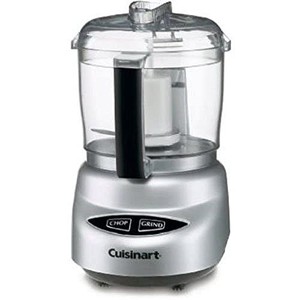 lot 14492 image: Cuisinart Food Processor, Mini-Prep 3 Cup, 24 oz, Brushed Chrome and Nickel, DLC-2ABC
