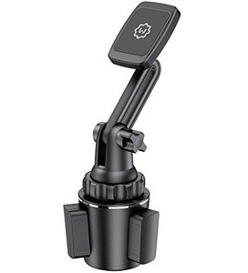 lot 14511 image: WixGear Magnetic Cup Holder Phone Mount, Extendable Arm Universal Car Cup Holder Adjustable Base Automobile Cup Holder Smart Phone Cradle Car Mount
