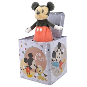 lot 14566 image: KIDS PREFERRED Disney Baby Mickey Mouse Jack in The Box Musical Toys for Babies and Toddlers, Plays ��The Mickey Mouse March�� Mickey Springs Out from A Colorful Box