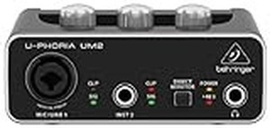 lot 14578 image: $$ Behringer U-PHORIA UM2 Audiophile 2x2 USB Audio Interface with XENYX Mic Preamplifier - Retail $115.49