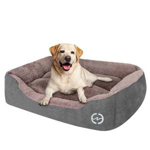 lot 14588 image: PUPPBUDD Dog Beds for Medium Dogs, Rectangle Washable Dog Bed Comfortable and Breathable Pet Sofa Warming Orthopedic Dog Bed for Medium Dogs