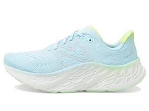 lot 14602 image: New Balance Womens Fresh Foam X More V4 Running Shoe, Bleach BlueGreen AuraWhite, 7.5 Wide