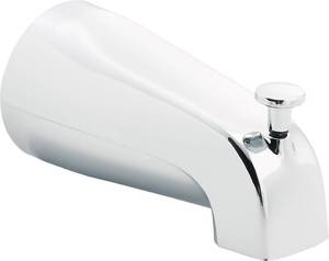 lot 14617 image: Delta Faucet U1075-PK Diverter Tub Spout, Chrome