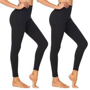 lot 14624 image: NexiEpoch High Waisted Leggings for Women - Black Tummy Control Compression Soft Yoga Pants for Workout LARGEXLARGE