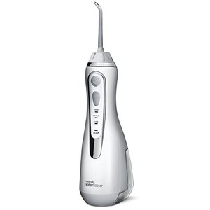 lot 14633 image: Waterpik Cordless Advanced Water Flosser For Teeth, Gums, Braces, Dental Care With Travel Bag and 4 Tips, ADA Accepted, Rechargeable, Portable, and Waterproof, White WP-580