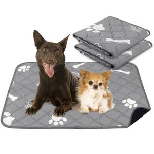 lot 14644 image: PatiencET Washable Pee Pads for Dogs, 18 x 24 Reusable Puppy Pads with Super Absorbent for Pet Training, Housebreaking and Incontinence, 2 Pack Puppy Potty Pads with Waterproof Bottom