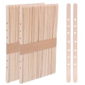 lot 14666 image: Wooden Candle Wick Holders Pack of 100pcs Wick Centering Devices Candle Wick Bars for Candle Making �� (7.1inch - 100pcs)